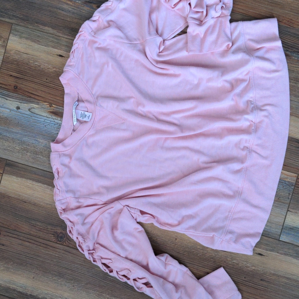 Victoria secret Laced arms lounge shirt top